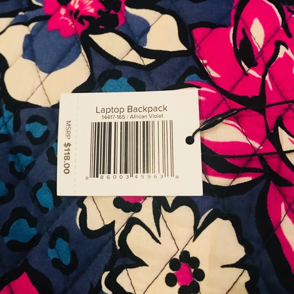 NWT large Vera Bradley backpack - Picture 8 of 8